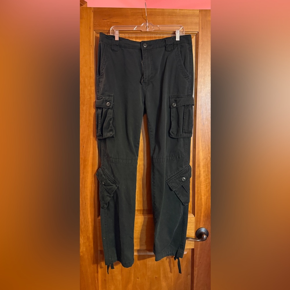 Men's Classic Black Cargo Pants